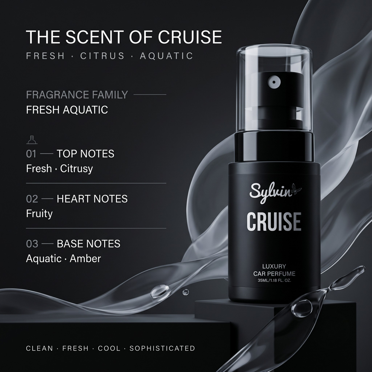Sylvin Cruise luxury car perfume