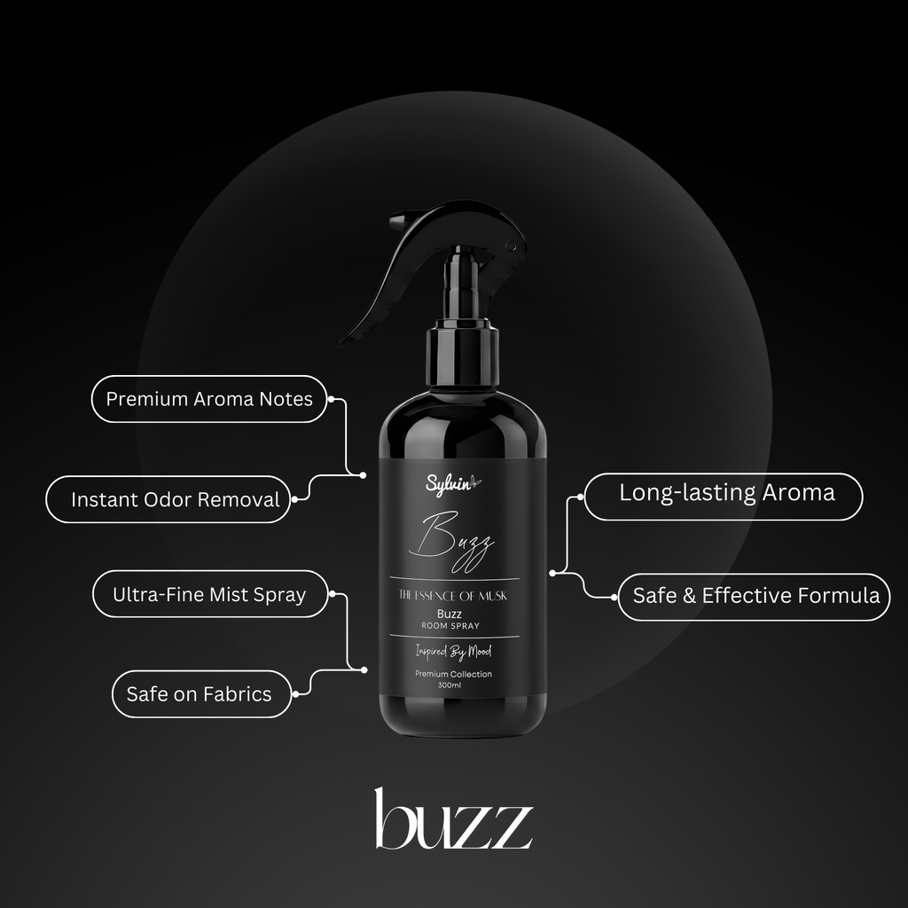 Buzz – Premium Musk Room Spray (300ml)
