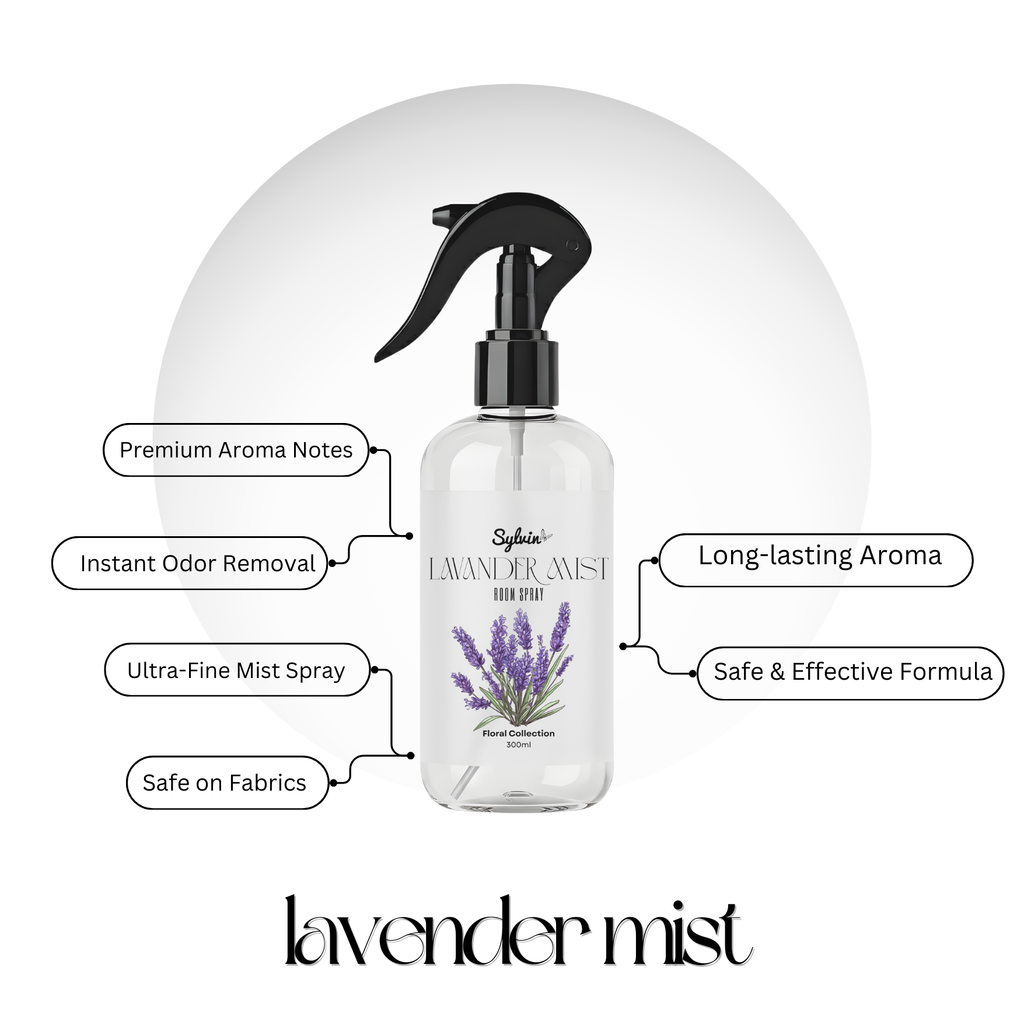 Lavender Mist – Premium Floral Room Spray (300ml)