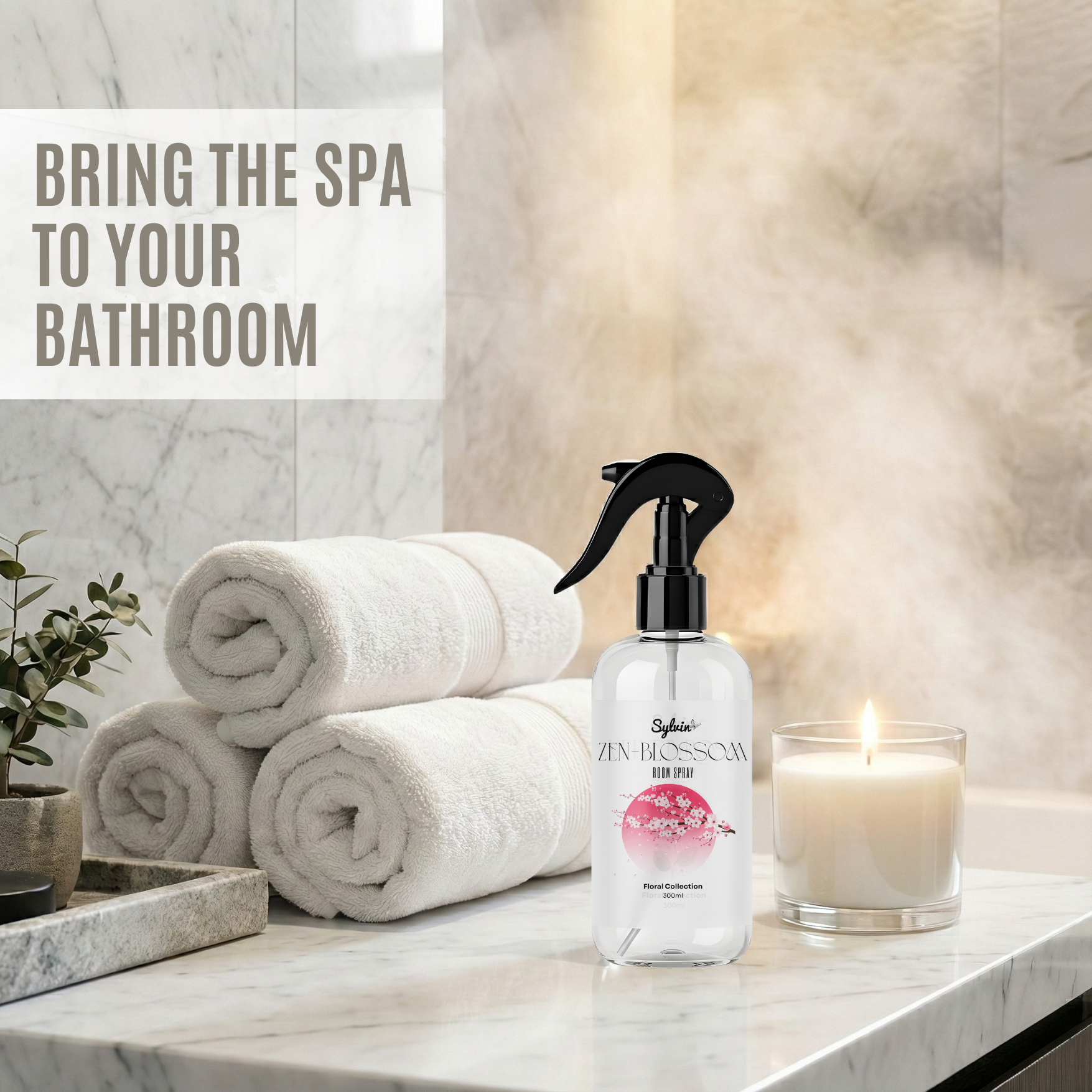 Zen Blossom – Premium Floral Room Spray (300ml)